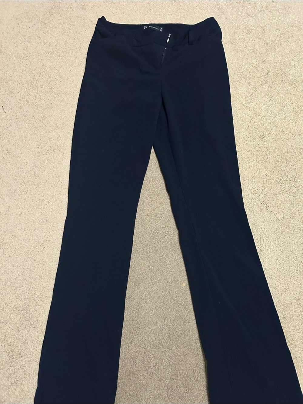 New York & Company Navy Boot Cut Pants